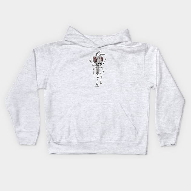 Cyber Ant! Kids Hoodie by Jay Hosler Tees